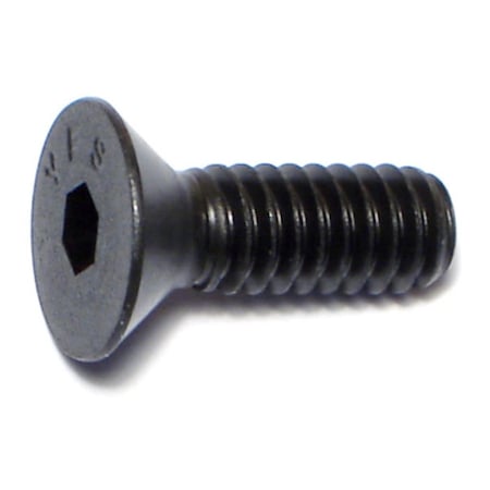 1/4-20 Socket Head Cap Screw, Plain Steel, 3/4 In Length, 8 PK